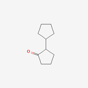 Chemical structure of 2-Cyclopentylcyclopentanone