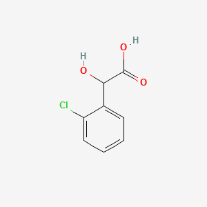 Chemical structure of 2-Chloromandelic acid