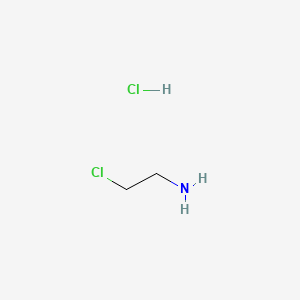 Chemical structure of 2-Chloroethylammonium chloride