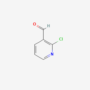 Chemical structure of 2-Chloro-3-pyridinecarboxaldehyde