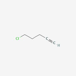 Chemical structure of 5-Chloro-1-pentyne