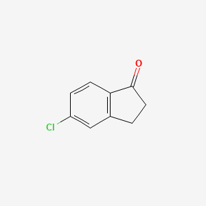 Chemical structure of 5-Chloro-1-indanone