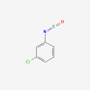 Chemical structure of 3-Chlorophenyl isocyanate