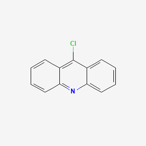 Chemical structure of 9-Chloroacridine