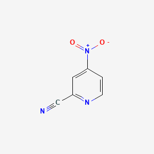 Chemical structure of 2-Cyano-4-nitropyridine