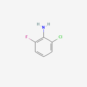 Chemical structure of 2-Chloro-6-fluoroaniline