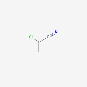 Chemical structure of 2-Chloroacrylonitrile