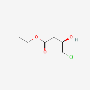 Chemical structure of (R)-4-Chloro-3-hydroxybutyric Acid Ethyl Ester
