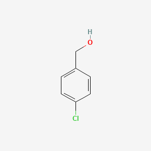 Chemical structure of 4-Chlorobenzyl alcohol