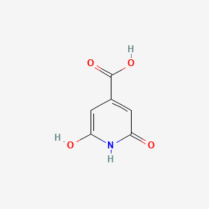 Chemical structure of Citrazinic acid