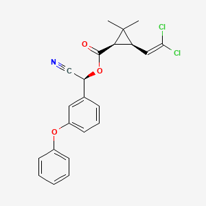 Chemical structure of beta-Cypermethrin