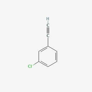 Chemical structure of 3-Chloro-1-ethynylbenzene