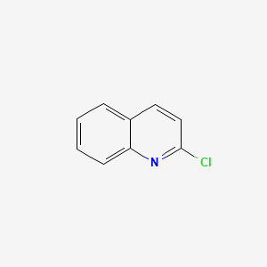 Chemical structure of 2-Chloroquinoline
