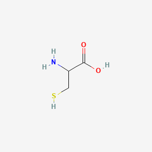 Chemical structure of DL-Cysteine