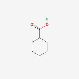 Chemical structure of Cyelohexanecarboxylic acid