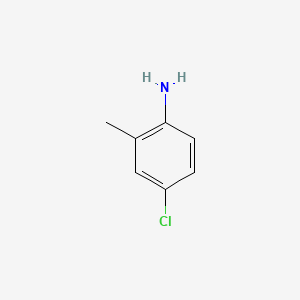Chemical structure of 4-Chloro-2-toluidine