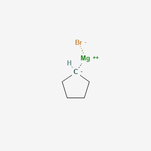 Chemical structure of Bromocyclopentylmagnesium