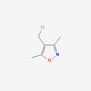 Chemical structure of 4-Chloromethyl-3,5-dimethylisoxazole