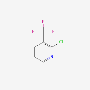 Chemical structure of 2-Chloro-3-(trifluoromethyl)pyridine