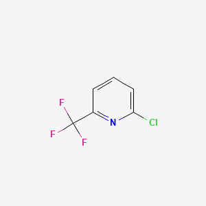 Chemical structure of 2-Chloro-6-(trifluoromethyl)pyridine