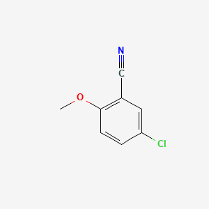 Chemical structure of 5-Chloro-2-Methoxybenzonitrile