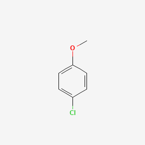 Chemical structure of 4-Chloroanisole