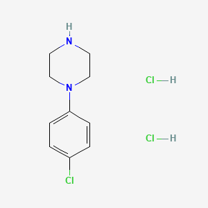Chemical structure of 1-(4-Chlorophenyl)piperazine Hydrochloride