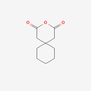 Chemical structure of 1,1-Cyclohexanediacetic anhydride