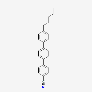 Chemical structure of 4-Cyano-4''-n-pentyl-p-terphenyl