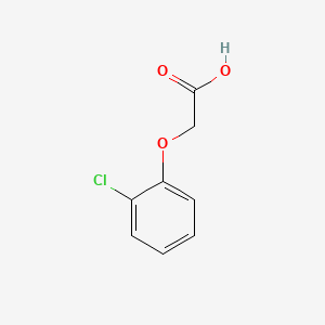 Chemical structure of 2-Chlorophenoxyacetic acid