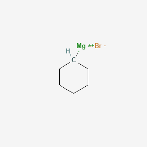 Chemical structure of Cyclohexylmagnesium Bromide