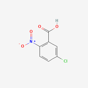 Chemical structure of 5-Chloro-2-nitrobenzoic acid