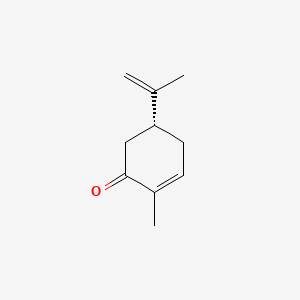 Chemical structure of L(-)-Carvone