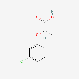 Chemical structure of 2-(3-Chlorophenoxy)propionic acid