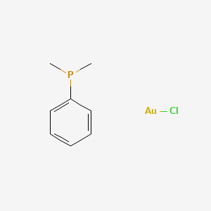 Chemical structure of Chloro(dimethylphenylphosphine)gold
