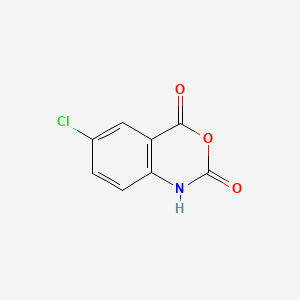 Chemical structure of 5-Chloroisatoic anhydride