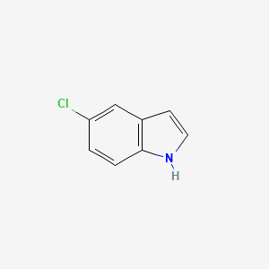 Chemical structure of 5-Chloroindole