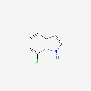 Chemical structure of 7-Chloroindole