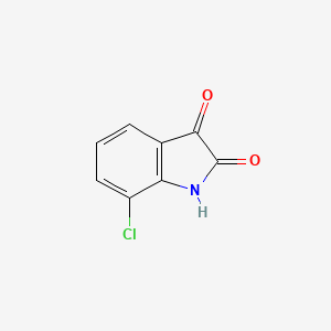 Chemical structure of 7-Chloroisatin