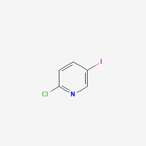 Chemical structure of 2-Chloro-5-iodopyridine