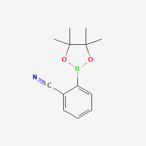 Chemical structure of 2-Cyanophenylboronic acid pinacol ester