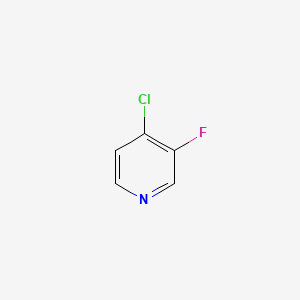 Chemical structure of 4-Chloro-3-fluoropyridine