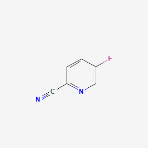 Chemical structure of 2-Cyano-5-fluoropyridine