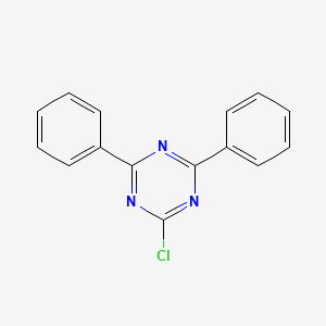 Chemical structure of 2-Chloro-4,6-diphenyl-1,3,5-triazine