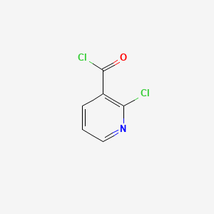 Chemical structure of 2-Chloronicotinoyl chloride