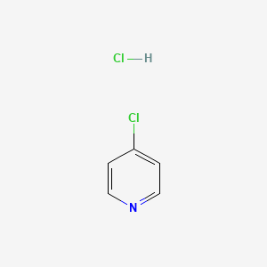 Chemical structure of 4-Chloropyridine Hydrochloride