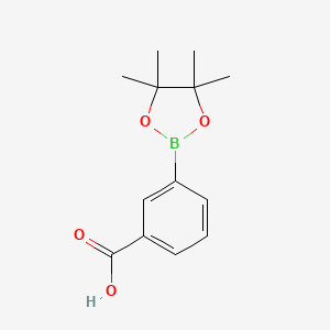 Chemical structure of 3-Carboxyphenylboronic acid pinacol ester