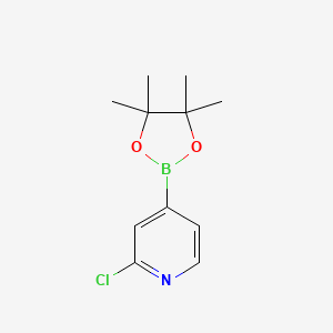 Chemical structure of 2-Chloropyridine-4-boronic acid pinacol ester