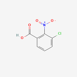 Chemical structure of 3-Chloro-2-nitrobenzoic acid