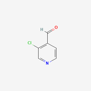 Chemical structure of 3-Chloro-4-pyridinecarboxaldehyde
